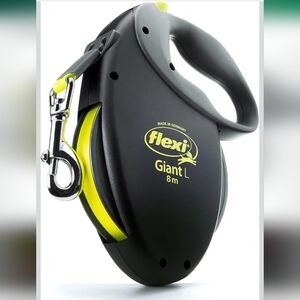 Flexi USA Giant Retractable Belt Dog Leash, Large, Black/Grey, 26-Feet Long